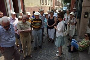 Die AG 60+ bei der Stadtführung in Heidelberg